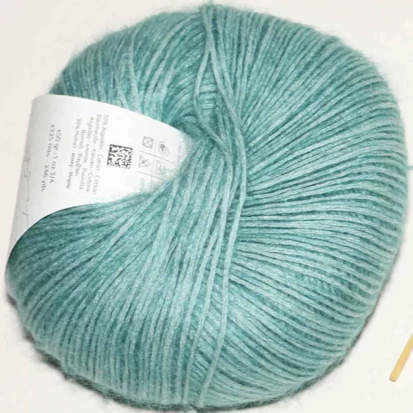 Mohair Cotton Türkis