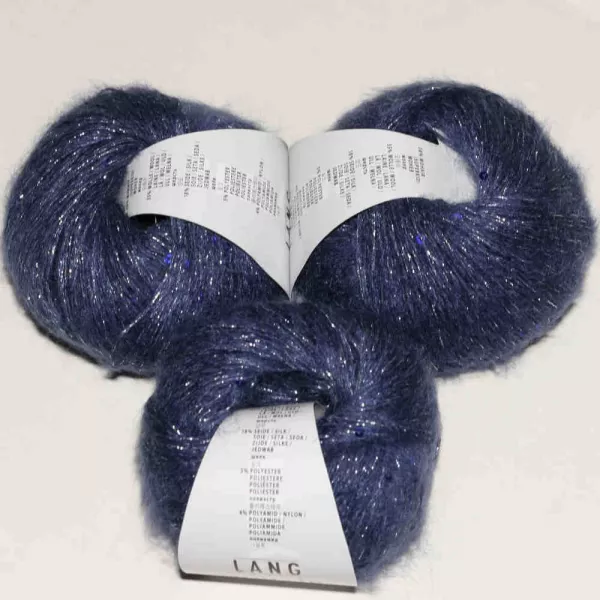 Mohair Fancy Jeans dunkel