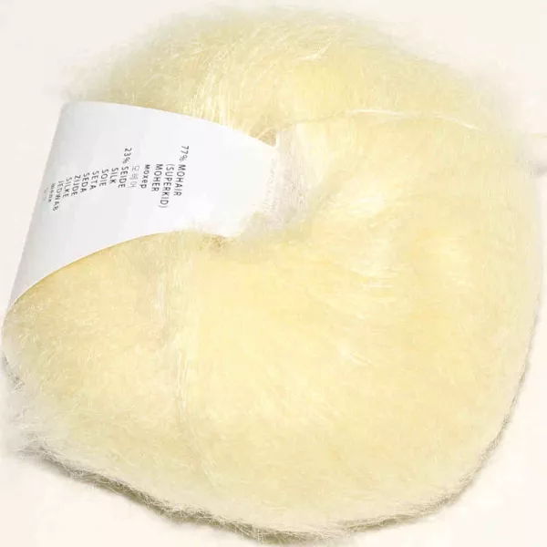 Mohair Luxe Blassgelb