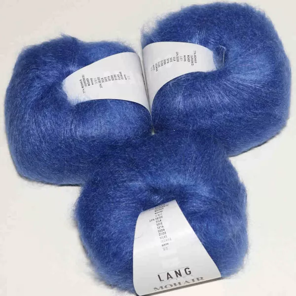 Mohair Luxe Blau