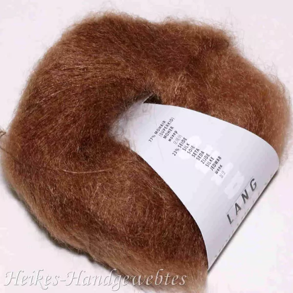 Mohair Luxe Dunkelbraun