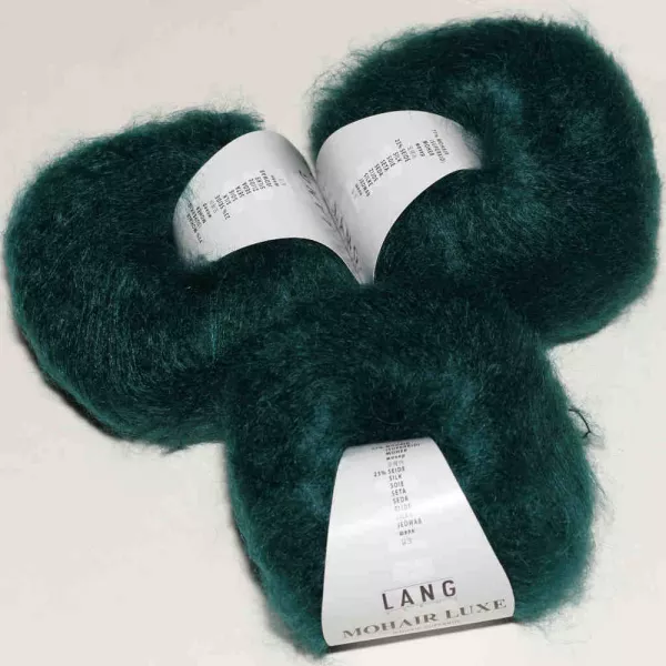 Mohair Luxe Dunkelgrün