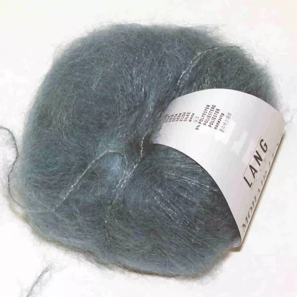 Mohair Luxe Lamé Aquamarine