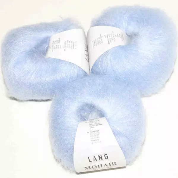 Mohair Luxe Lamé Azur