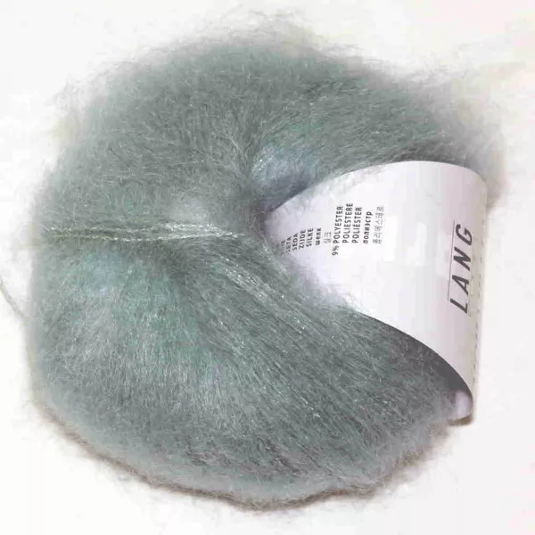 Mohair Luxe Lamé Mint