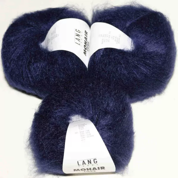 Mohair Luxe Navy