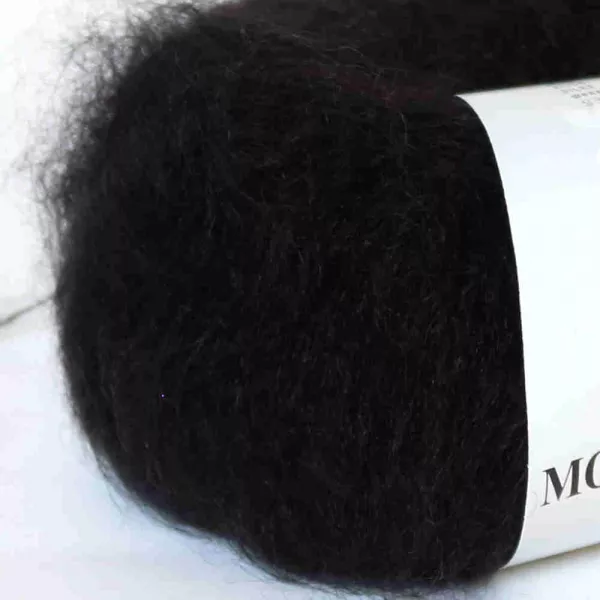 Mohair Luxe Schwarz