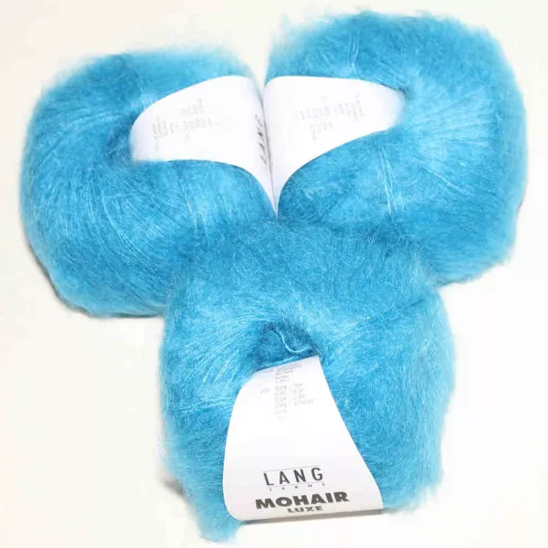 Mohair Luxe Türkis