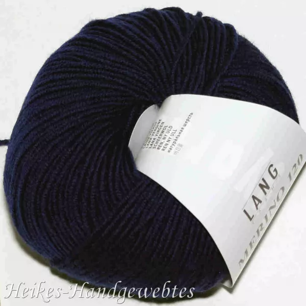 Navy Merino 120