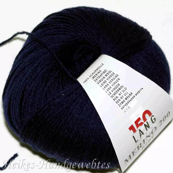 Navy Merino 200 Bebe