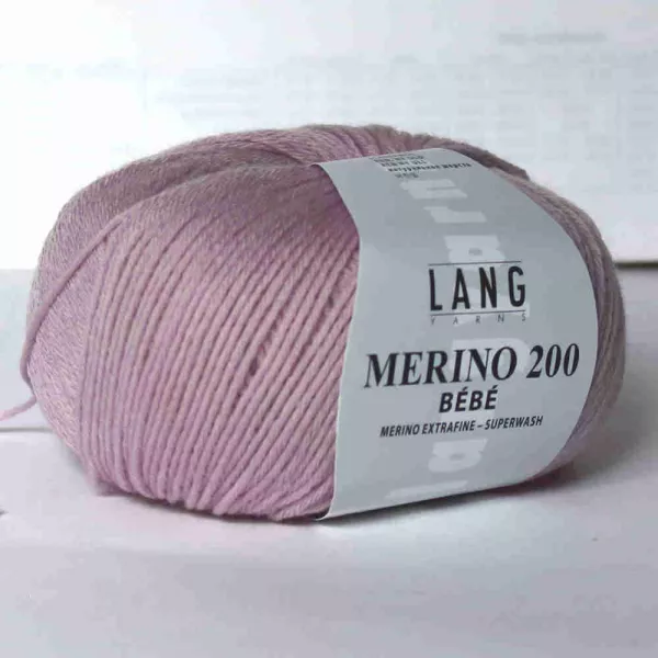 Pastell-Rosé Merino 200 Bebe