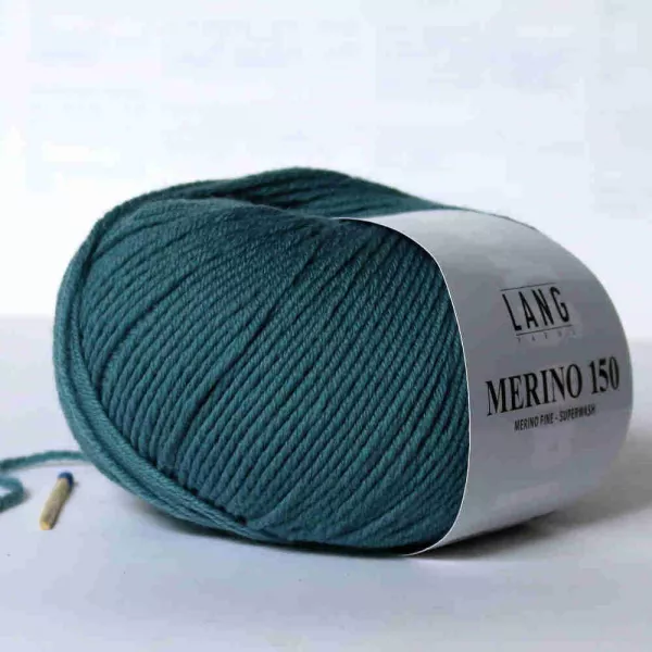 Petrol-Grün Merino 150