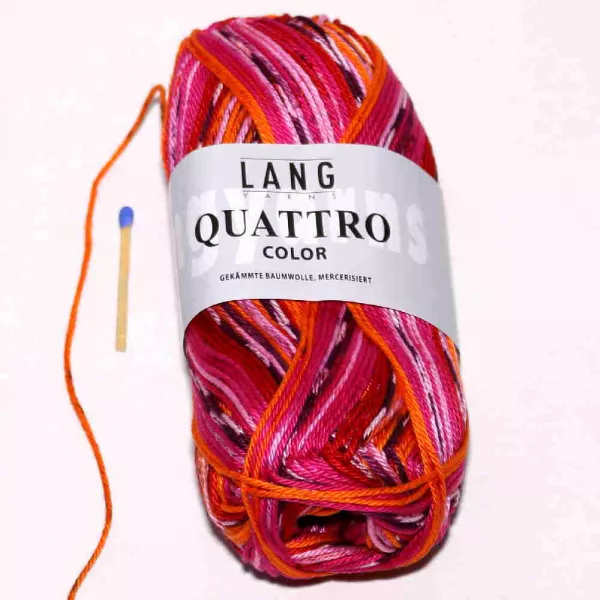 Quattro Color Pink-Orange-Rot