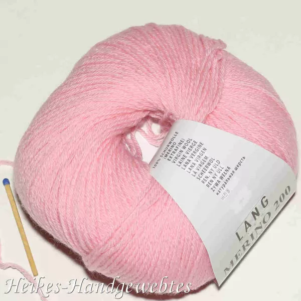 Rosa dunkel Merino 200 Bebe