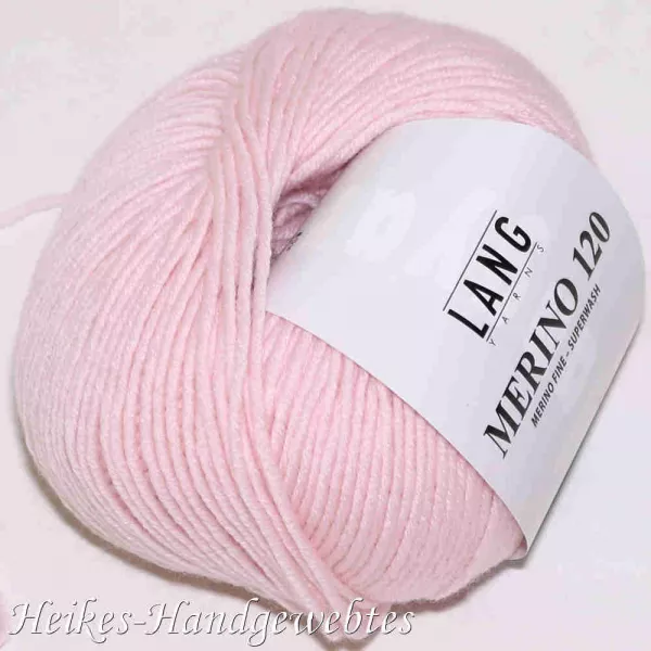 Rosa hell Merino 120