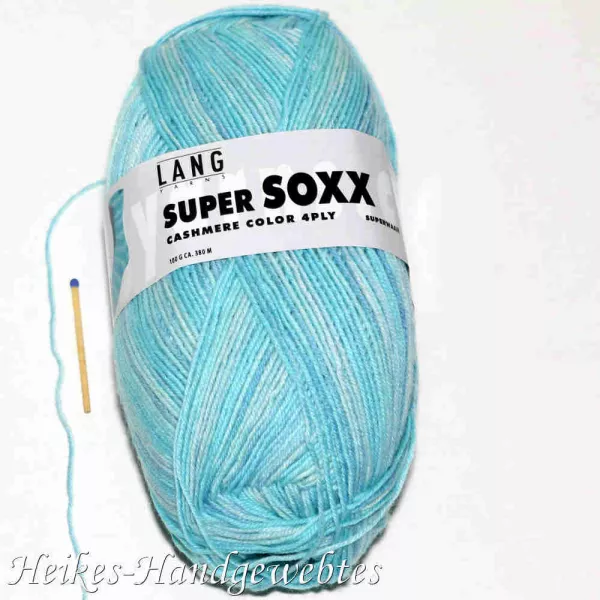 Super Soxx Cashmere Color Türkis