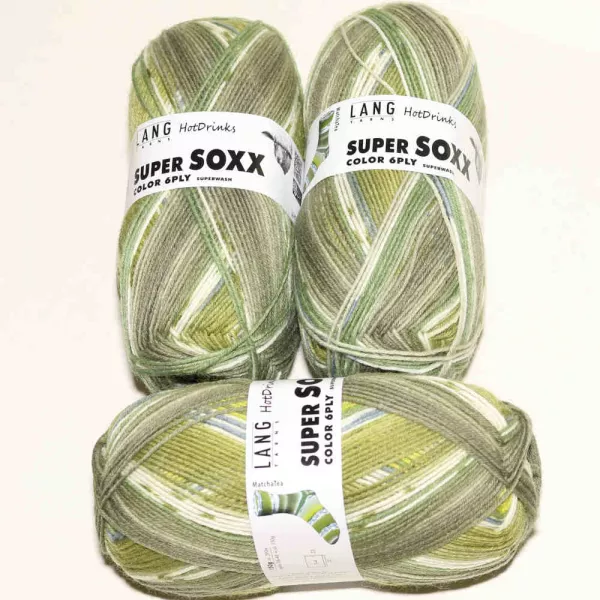 SuperSoxx Color 6fach Matcha Tea