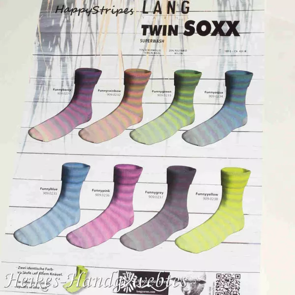 Twin Soxx 4-fach HappyStripes Funnyrainbow