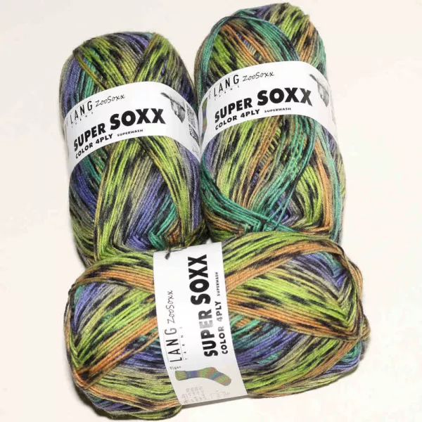 ZooSoxx Tiger SuperSoxx Color 4fach