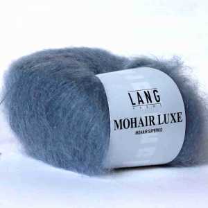 Mohair Luxe Rauch-Graublau