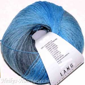 Merino 400 Lace Color Hellblau-Grau