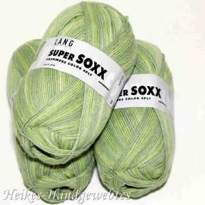 Super Soxx Cashmere Color Hellgrün