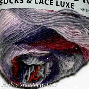 Mille Colori Socks & Lace Luxe Nelke-Rosa-Grau