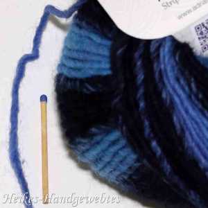 Mistero Stripes & Stitches Blue-Turquoise-Violet stripes