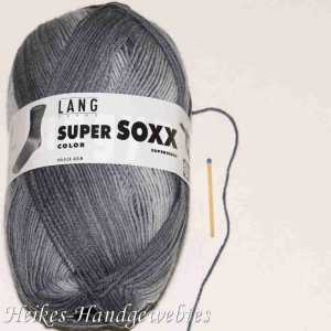 Super Soxx Color 4-fach Dunkelgrau-Hellgrau