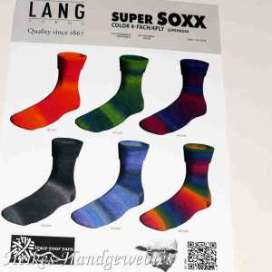 Super Soxx Color 4-fach Dunkelgrau-Hellgrau