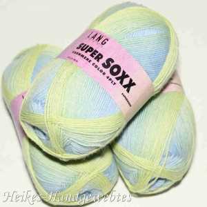 Super Soxx Cashmere Color Pastell Rosa-Hellblau-Gelb