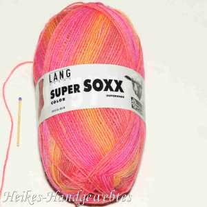Super Soxx Color 4-fach Pink-Apricot