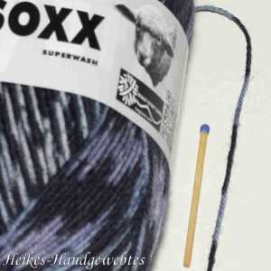 Super Soxx Color 4-fach Jeans-Dunkel Lila