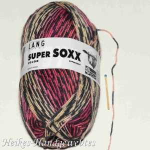 Super Soxx Color 4-fach Melone-Gelb