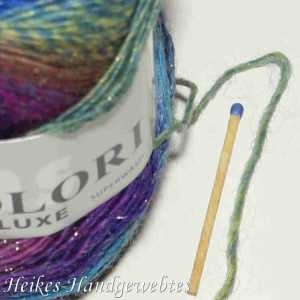 Mille Colori Socks & Lace Luxe Blau-Pink