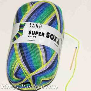 Super Soxx Color 4-fach Blau-Grn-Gelb