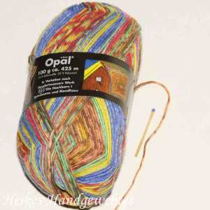 Opal Hundertwasser Spiralsonne und Mondhaus