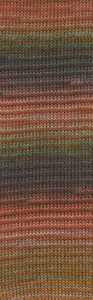 Mille Colori Socks & Lace Luxe Lachs-Braun-Grn