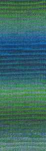 Mille Colori Socks & Lace Luxe Grn-Blau-Grau