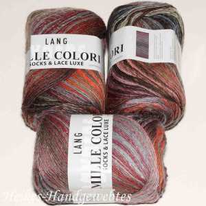 Mille Colori Socks & Lace Luxe Dunkelrot
