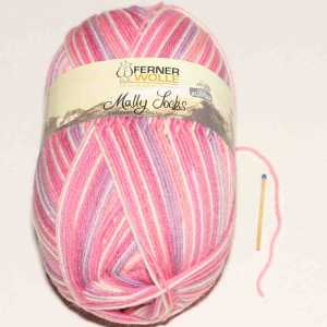 Mally Socks 376/20 Rosa-Lila