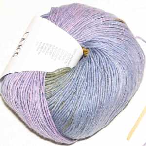 Baby Cotton Color Hellblau-Ocker-Rosa