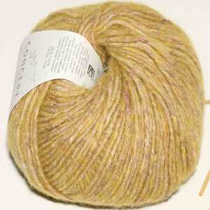Cotton-Merino Tweed Ocker
