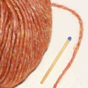 Cotton-Merino Tweed Rotorange