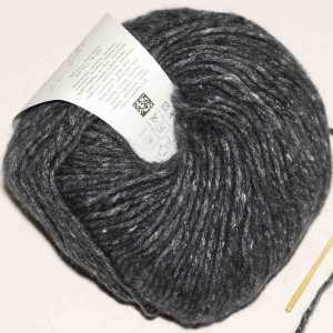 Cotton-Merino Tweed Dunkelgrau