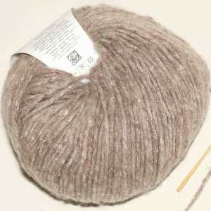 Cotton-Merino Tweed Rehbraun