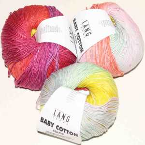 Baby Cotton Color Gelb-Violett-Türkis