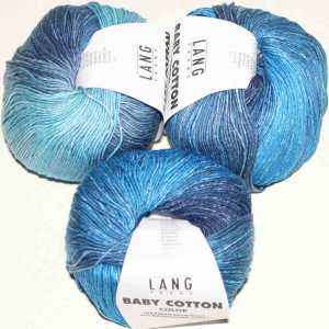 Baby Cotton Color Blau-Hellblau