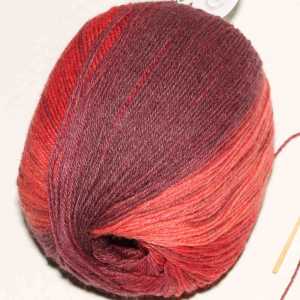 Lungauer Sockenwolle Cashmere 816/22 - Rot