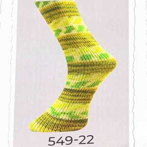Mally Socks 549/22 - Grn-Gelb